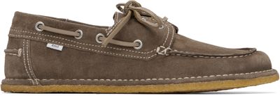 AMI Paris AMI Paris Taupe Suede Boat Shoes