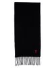AMI Paris AMI Paris Unisex Ami de Coeur Wool Fringe Scarf - 2