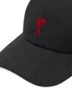 AMI Paris AMI Paris Unisex Logo-Embroidered Baseball Cap - 4