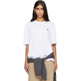 AMI Paris AMI Paris White Ami de Coeur Tulip Cotton T-shirt