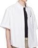 AMI Paris AMI Paris White Boxy Embroidered 'Ami de Coeur' Shirt - 2