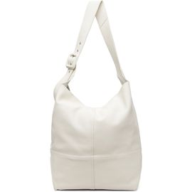 AMI Paris AMI Paris White Taurillon Leather Etienne Crossbody Bag