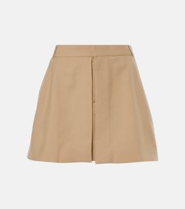 Ami Paris Ami Paris Wool gabardine miniskirt