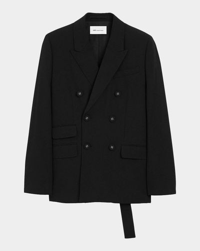 Ami Paris Double Breasted Boxy Blazer