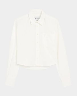 Ami Paris Embossed Ami De Coeur Cotton Shirt