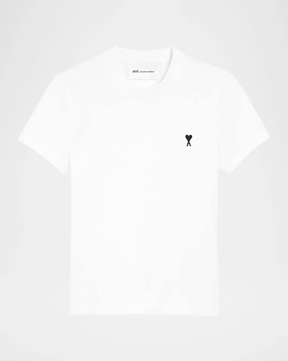 Ami Paris Logo Cotton T-Shirt