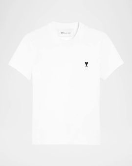 Ami Paris Logo Cotton T-Shirt
