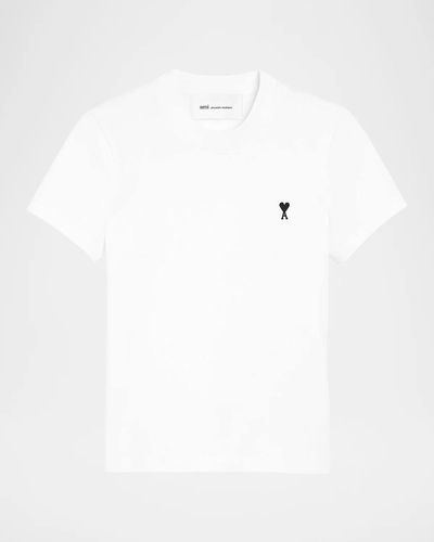 Ami Paris Logo Cotton T-Shirt