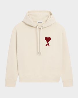 Ami Paris Unisex Ami De Coeur Embroidered Hoodie