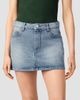 AMI Paris Women's Denim Mini Skirt - 4