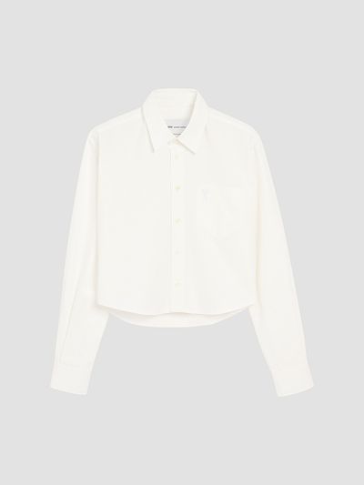 AMI Paris Women's Embossed Ami de Coeur Cotton Shirt