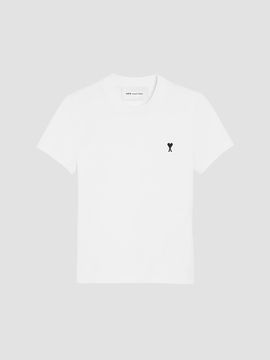 AMI Paris Women's Logo Cotton T-Shirt