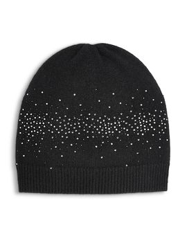 Amicale Amicale Embellished Cashmere Beanie