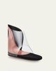 Amina Muaddi 90mm Mackenzie Suede and PVC Sandals - 5