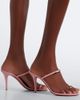Amina Muaddi Amina Muaddi Adut embellished leather sandals - 2