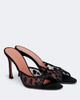 Amina Muaddi Amina Muaddi Alexa embellished mesh mules - 1