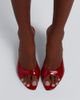 Amina Muaddi Amina Muaddi Alexa patent leather mules - 3