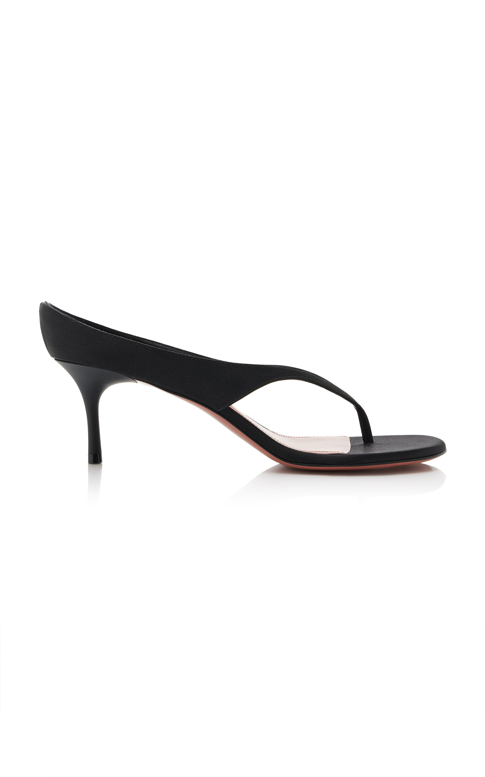 Amina Muaddi Amina Muaddi Alexander Thong Satin Slippers