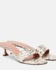 Amina Muaddi Amina Muaddi Andreea snake-print leather mules - 1