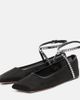 Amina Muaddi Amina Muaddi Ane crystal-embellished mesh flats - 5