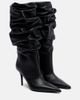 Amina Muaddi Amina Muaddi Anok 90 leather mid-calf boots - 1