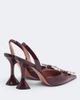 Amina Muaddi Amina Muaddi Begum patent leather slingback pumps - 4