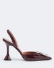 Amina Muaddi Amina Muaddi Begum patent leather slingback pumps - 5