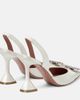 Amina Muaddi Amina Muaddi Begum satin slingback pumps - 3