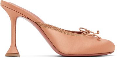 Amina Muaddi Amina Muaddi Beige Lila Slipper 95 Heels