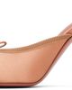 Amina Muaddi Amina Muaddi Beige Lila Slipper 95 Heels - 3