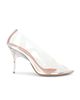 AMINA MUADDI AMINA MUADDI Bianca 95 Glass Peep Toe Pump - 1
