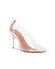 AMINA MUADDI AMINA MUADDI Bianca 95 Glass Peep Toe Pump - 2