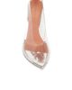 AMINA MUADDI AMINA MUADDI Bianca 95 Glass Peep Toe Pump - 4