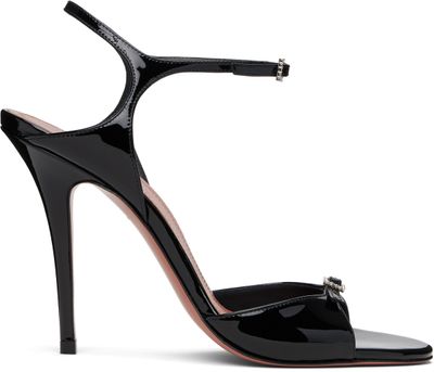 Amina Muaddi Amina Muaddi Black Adut Heeled Sandals