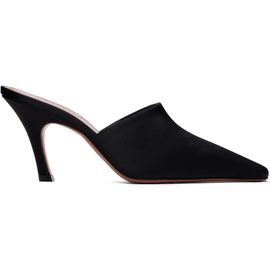 Amina Muaddi Amina Muaddi Black Jamie Mule Heels