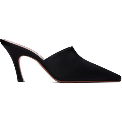 Amina Muaddi Amina Muaddi Black Jamie Mule Heels