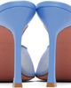 Amina Muaddi Amina Muaddi Blue Alexa Mesh Slipper 95 Heeled Sandals - 2