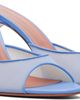 Amina Muaddi Amina Muaddi Blue Alexa Mesh Slipper 95 Heeled Sandals - 4
