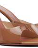 Amina Muaddi Amina Muaddi Brown Alexa Glass Slipper 95 Heeled Sandals - 4