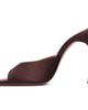 Amina Muaddi Amina Muaddi Brown Alexa Slipper 105 Heeled Sandals - 3