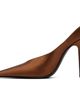 Amina Muaddi Amina Muaddi Brown Anok 105 Mule Heels - 3