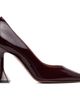 Amina Muaddi Amina Muaddi Burgundy Ami Pump 95 Heels - 1