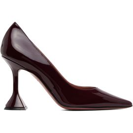 Amina Muaddi Amina Muaddi Burgundy Ami Pump 95 Heels