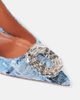 Amina Muaddi Amina Muaddi Camelia 90 tweed pumps - 5