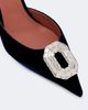 Amina Muaddi Amina Muaddi Camelia crystal-embellished slingback pumps - 5