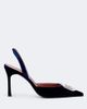 Amina Muaddi Amina Muaddi Camelia crystal-embellished slingback pumps - 6