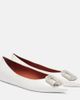 Amina Muaddi Amina Muaddi Camelia embellished leather ballet flats - 1