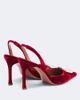 Amina Muaddi Amina Muaddi Camelia embellished velvet slingback pumps - 4