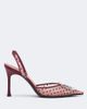 Amina Muaddi Amina Muaddi Camelia point d'Esprit slingback pumps - 5