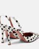 Amina Muaddi Amina Muaddi Camelia polka-dot satin slingback pumps - 3